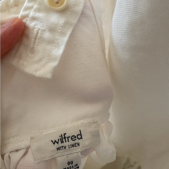 Aritzia white linen dress in 00 - Picture 5 of 5